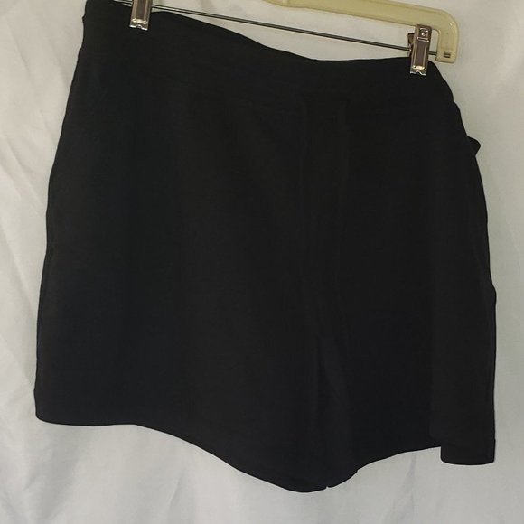 Ladies 32 Degree COOL Elastic Waist  w/Drawstring Athletic Shorts in Black  - XL - Picture 1 of 3